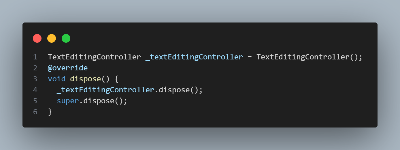 Tampilan awal Basic Form TextField