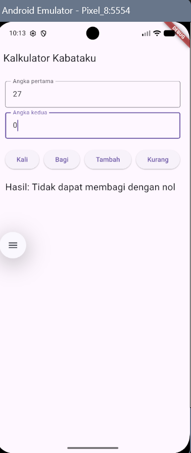 Membungkus Tampilan dengan Widget Form dan Validator
