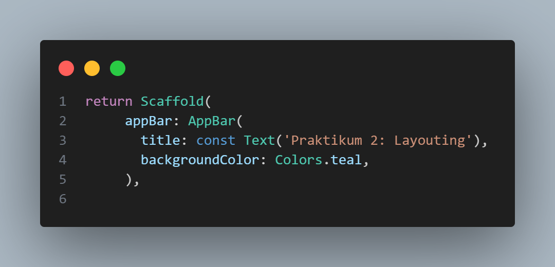 Gambar 6. Perubahan warna App Bar
