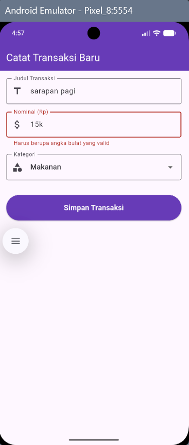 Hasil Akhir Mockup Formulir
